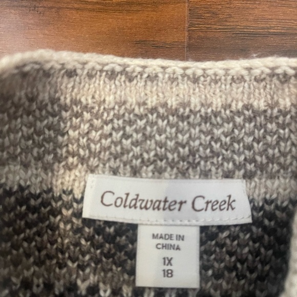 Coldwater Creek Mock Neck Wool Blend Sweater Size 1X - Picture 5 of 5